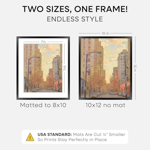 10x12 Black Picture Frame (3 Count)