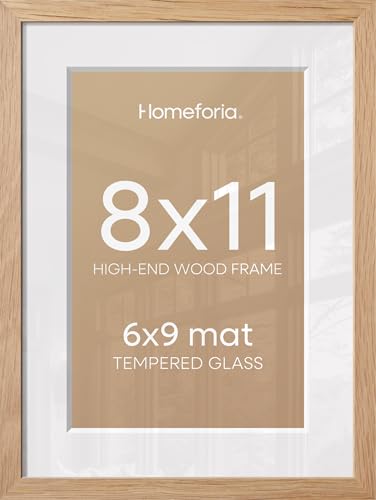 8x11 Natural Oak Picture Frame