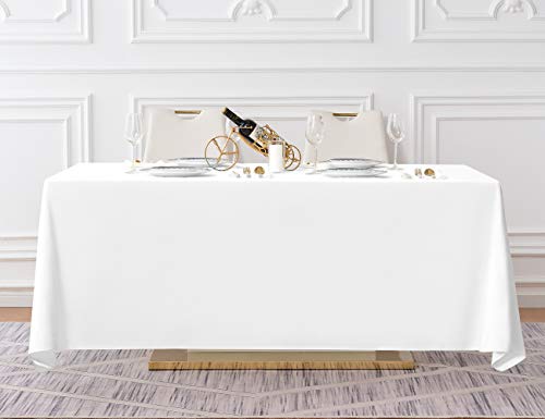 90x132 Inch Tablecloth for 6 Foot Rectangle Tables