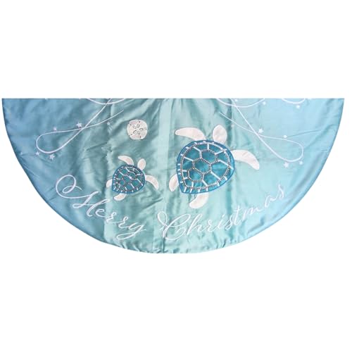 Merry Christmas Sequin Turtle Tree Skirt