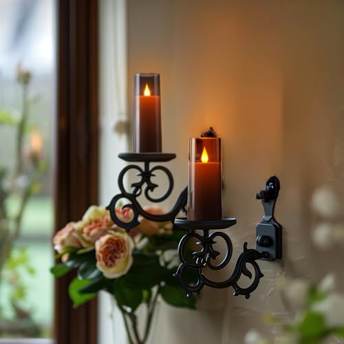 Grey Flameless Candles 9 Set (9 Count)