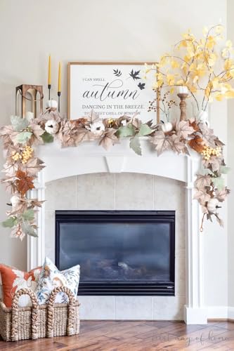 Pumpkin Fall Maple Leaf Garland