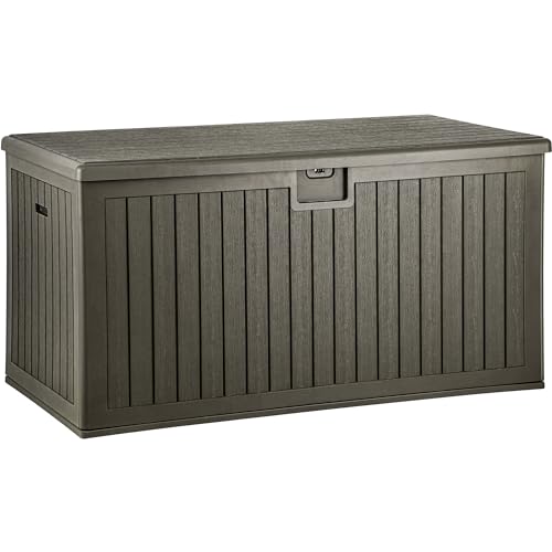 230 Gallon Large Deck Box with Divider & Side Handles