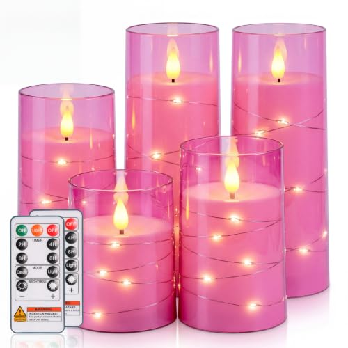 Flickering Flameless Candles (5 Count)