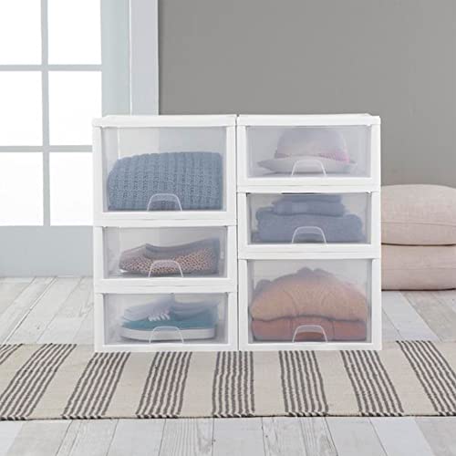 Stacking Drawer Storage Organizer for Clothes (12 Count)