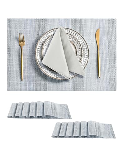 LightSteel Blue Placemats Set of 12 (12 Count)