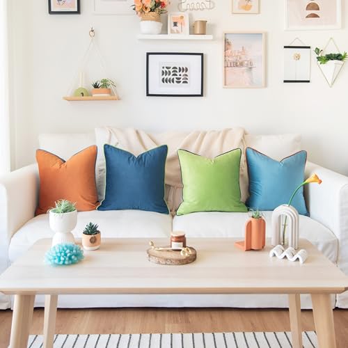 Decorative Throw Pillow Covers Cushion Cases (4 Count)