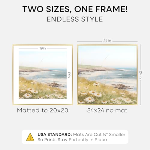 24x24 Gold Picture Frame