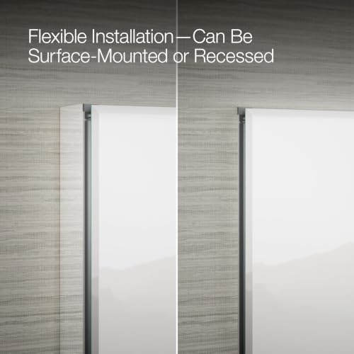 Frameless Bathroom Mirror Medicine Cabinet