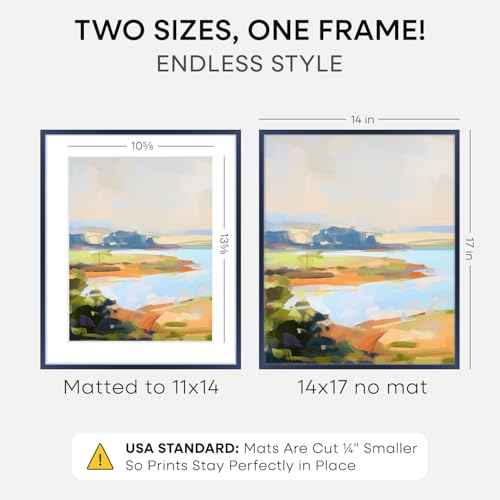 14x17 Blue Picture Frame (2 Count)