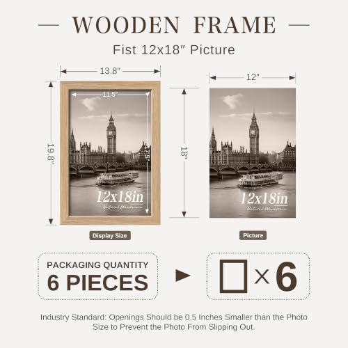 12x18 Frames Set of 6
