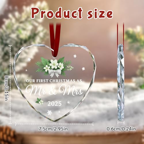 Custom Christmas Ornament Glass