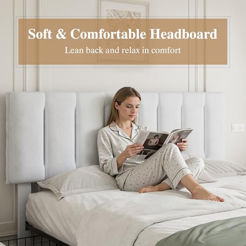 King Size Bed Frame with 4 Storage Drawers