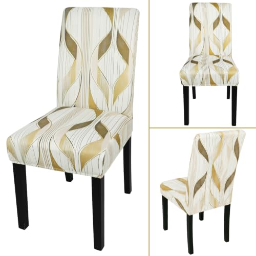 Pattern Chair Covers for Dining Room Set of 2