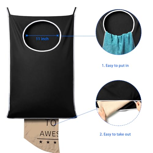 2 Pack XL Hanging Laundry Hamper (2 Count)