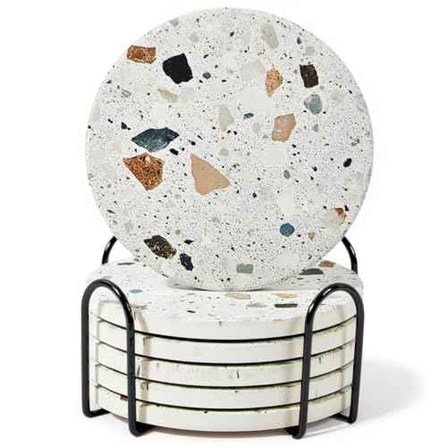 Terrazzo Coasters Set of 6 (6 Count)