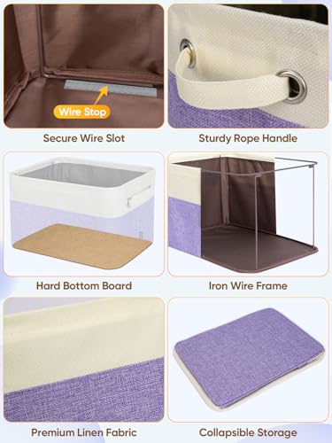 1 Pack Fabric Closet Storage Bins for Shelves