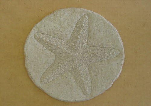 Round Starfish Plastic Craft Mold use with Concrete or Cement for Making Stepping Stones 1105