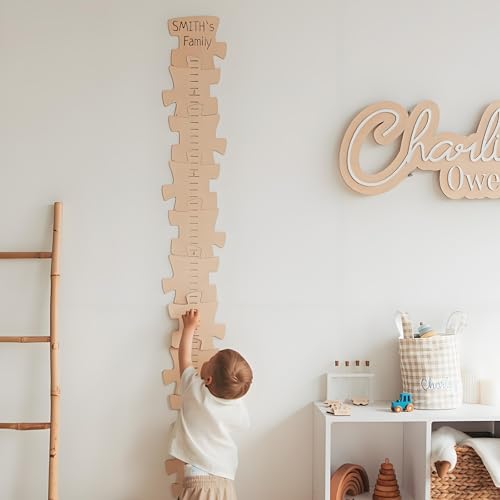Personalized Wooden Growth Chart for Kids