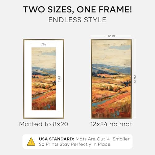 12x24 Bronze Picture Frame