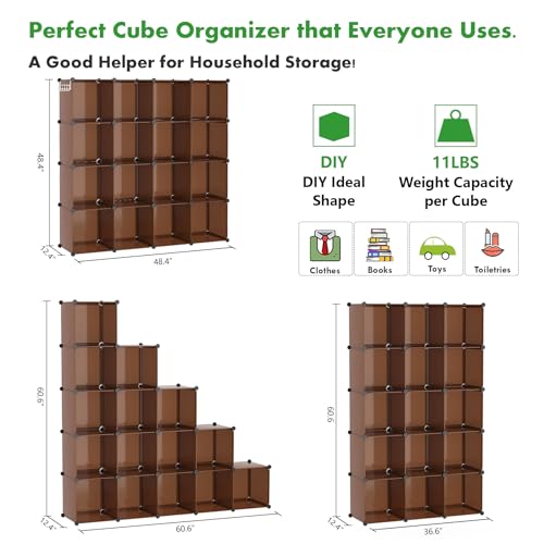 16 Cube Storage Organizer Cube Shelves Units Storage Cubes