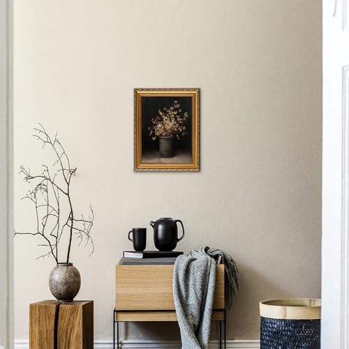 Vintage Gold Framed Wall Art for Home Decor