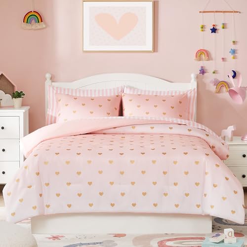 Twin Comforter Set with Sheets for Girls