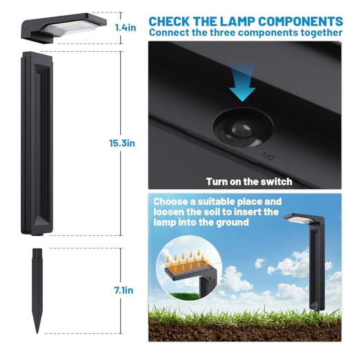 Sunvivo Bright Solar Path Lights (8 Count)