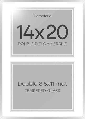 14x20 Silver Diploma Frame (2 Count)
