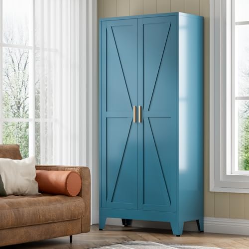 Home Farmhouse Storage Cabinet with Barn Door
