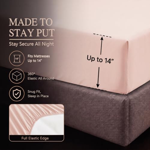 Oversized King Comforter Set Peach Pink