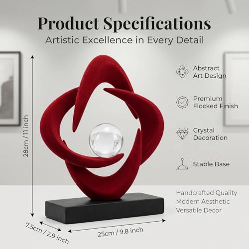 Modern Abstract Sculpture Decor