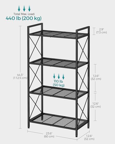 4 Tier Steel Storage Rack