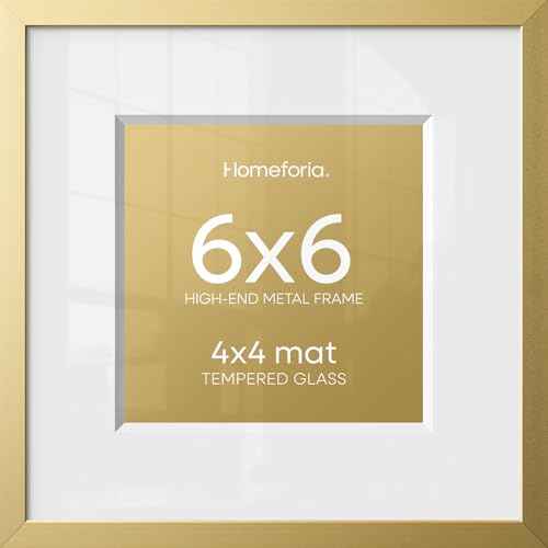 6x6 Gold Picture Frame