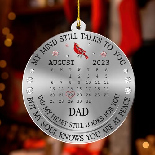 Personalized Acrylic Memorial Ornament