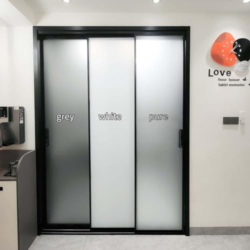 Frosted Glass Window Privacy Film with Tools