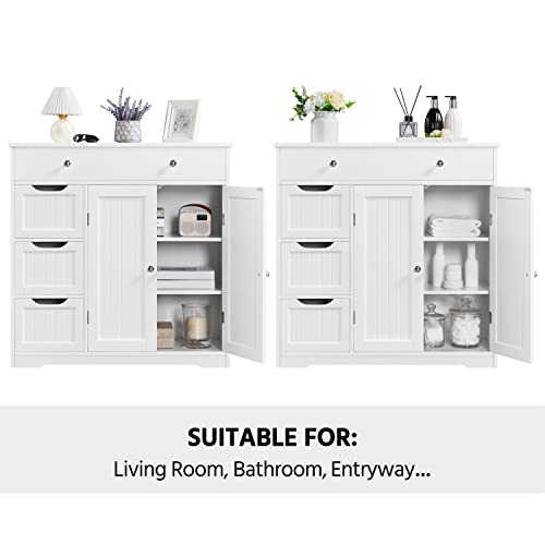 Bathroom Floor Cabinet with 1 Big Drawer