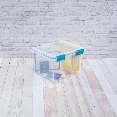 Gasket Storage Box with Lids for Home & Office (4 Count)