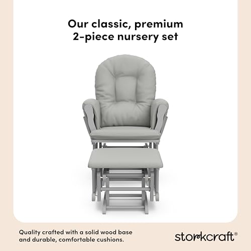 Premium Hoop Glider & Ottoman