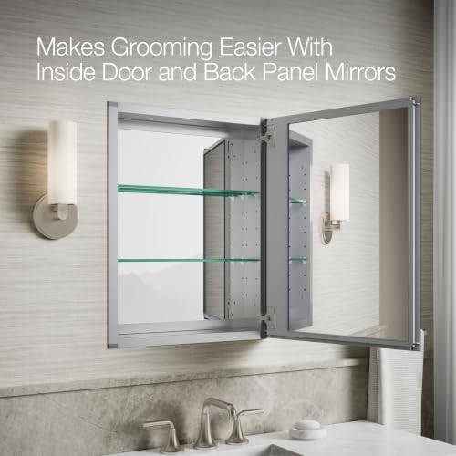 Frameless Bathroom Mirror Medicine Cabinet