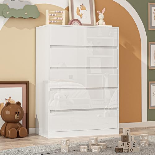 White Malm Dresser for Bedroom