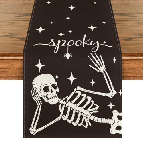 210 GSM Halloween Table Runner Home Party Decor 13x36 Inch