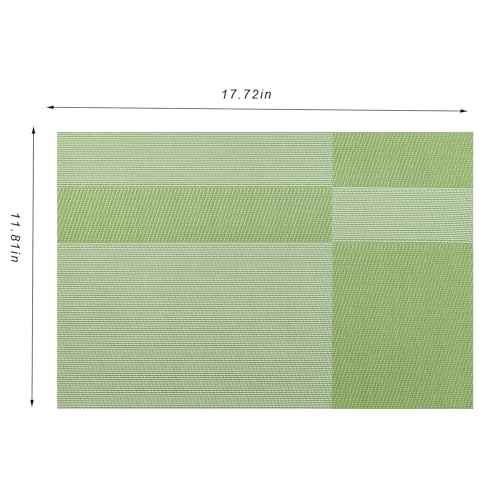 Placemats Set of 6 Washable Indoor (6 Count)