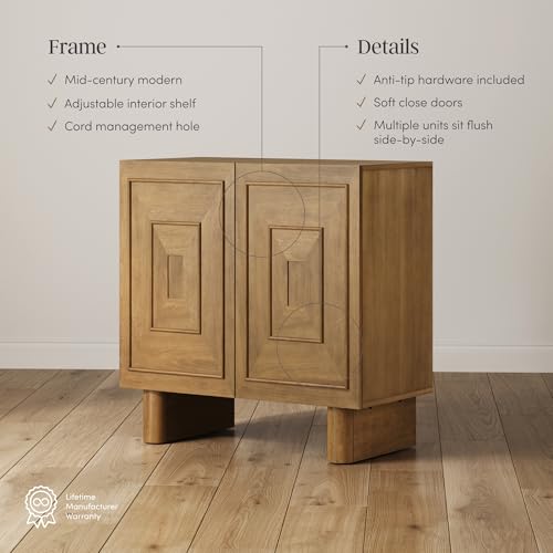 Austin Mid Century Modern Kitchen Cabinet