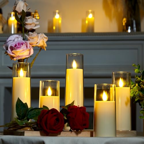 Ivory Flameless Candles with Remote (9 Count)