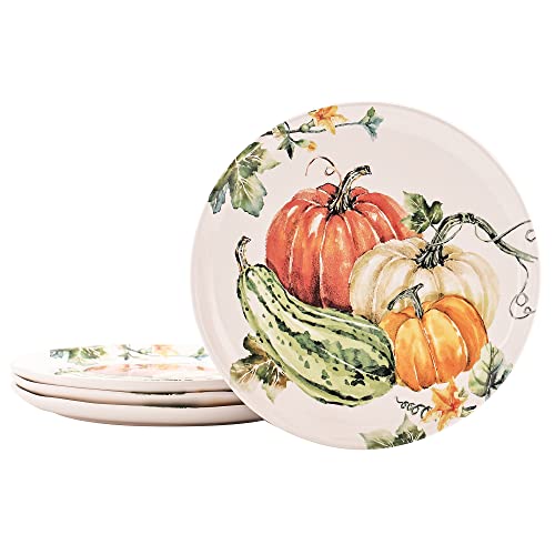 Pumpkin Feast Dinner Plates Set of 4 (4 Count)
