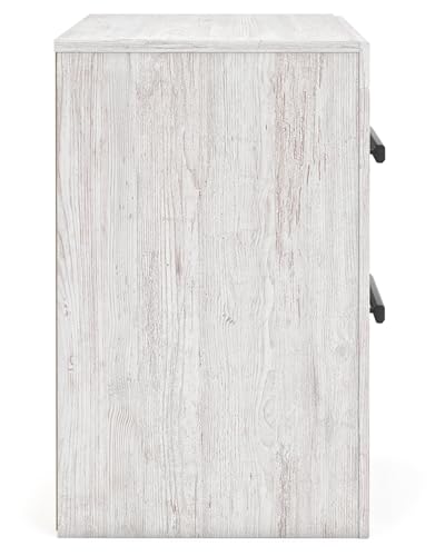Nightstand 2 Drawer White