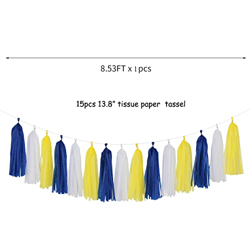 Navy Blue White (15 Count)