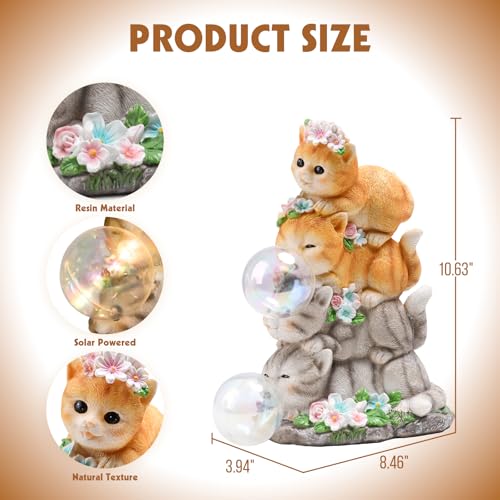 Cat Garden Statue (4 Count)