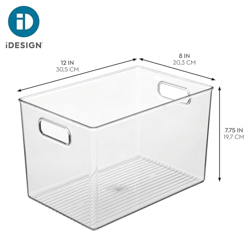 Large Clear Plastic Storage Bin
